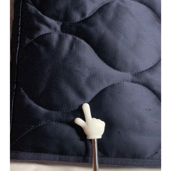 NWT J.Crew Collection Quilted Cocoon Coat Primaloft® Sz XXL Navy Sherpa Collar - Picture 14 of 14